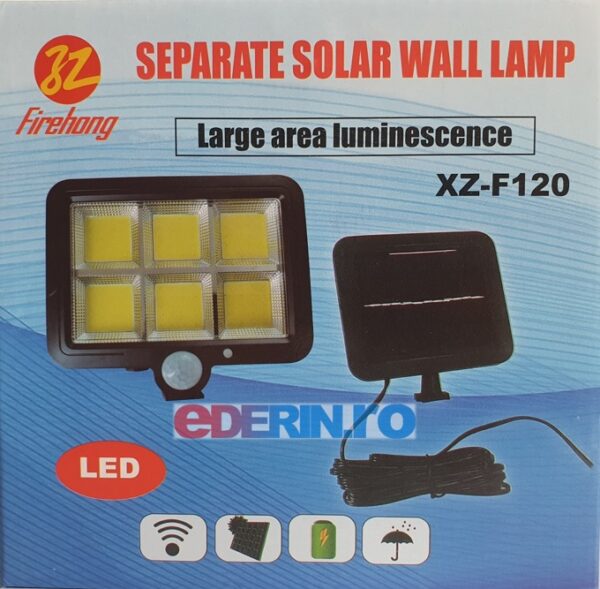 Lampa LED cu panou solar_XZ-F120 1.4 Lampa LED cu panou solar_XZ-F120 1.4